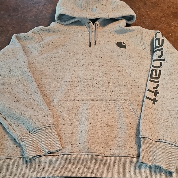 Carhartt Tops - Carhartt Heather Gray Pullover Hoodie